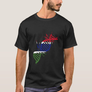 Gambia DNA Gambische Wurzeln Gambische Flagge Gamb T-Shirt