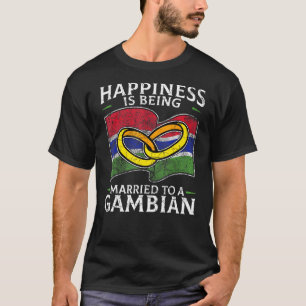 Gambia Ehe Die Verheiratete Kultur des Gambia T-Shirt
