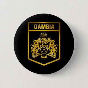 Gambia Emblem Button