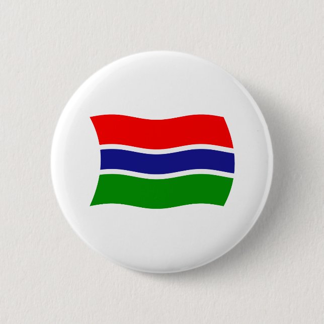 Gambia Flag Button (Vorderseite)