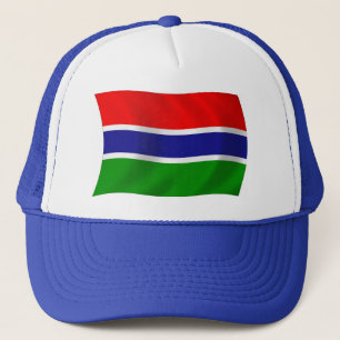 Gambia Flag Hat Truckerkappe