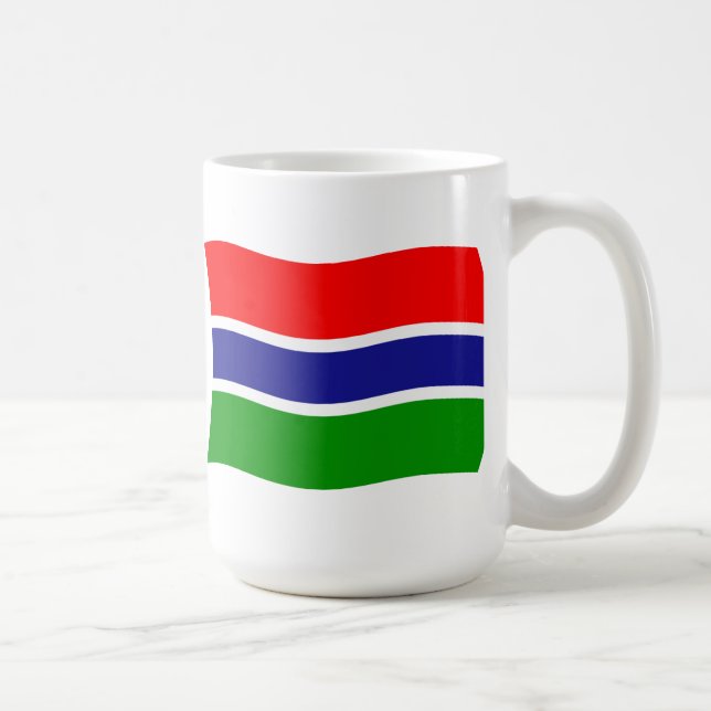 Gambia Flag Tasse (Rechts)