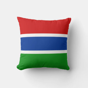 Gambia Flag x Flag Kissen