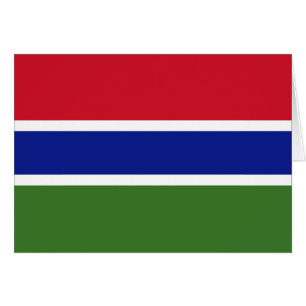Gambia-Flagge