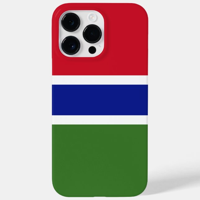 Gambia-Flagge Case-Mate iPhone 14 Pro Max Hülle (Rückseite)