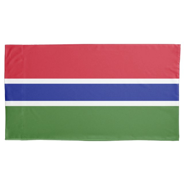 Gambia-Flagge Kissenbezug (Vorderseite)