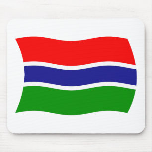 Gambia-Flagge-Mauspad Mousepad
