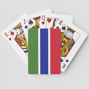 Gambia-Flagge Spielkarten