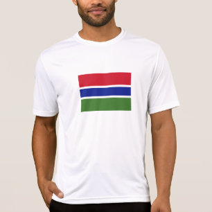 Gambia-Flagge T-Shirt