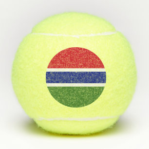 Gambia-Flagge Tennisbälle