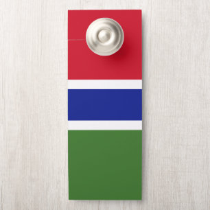 Gambia-Flagge Türanhänger