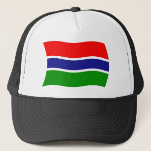 Gambia-Flaggenmütze Truckerkappe
