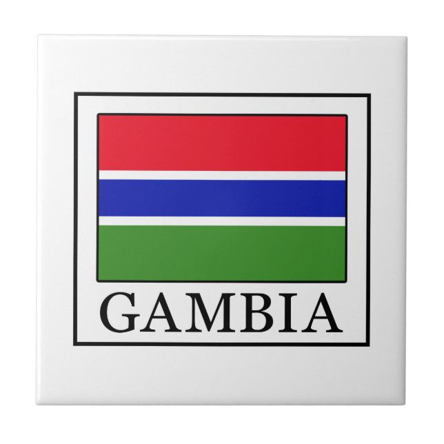 Gambia Fliese (Vorderseite)