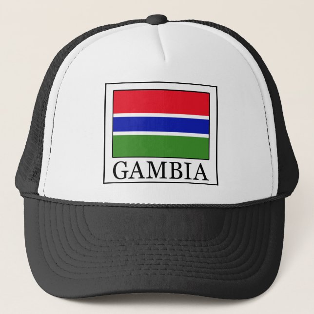 Gambia-Hut Truckerkappe (Vorderseite)