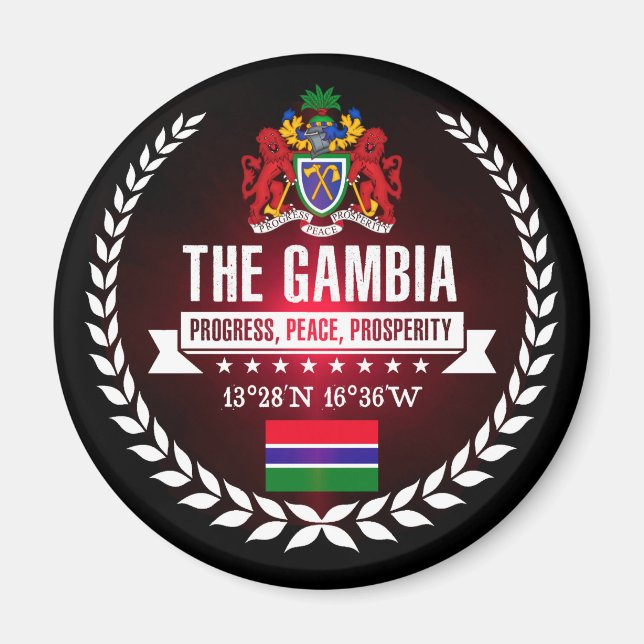 Gambia Magnet (Vorne)