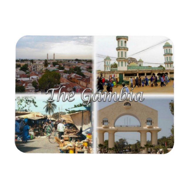 Gambia - magnet (Horizontal)