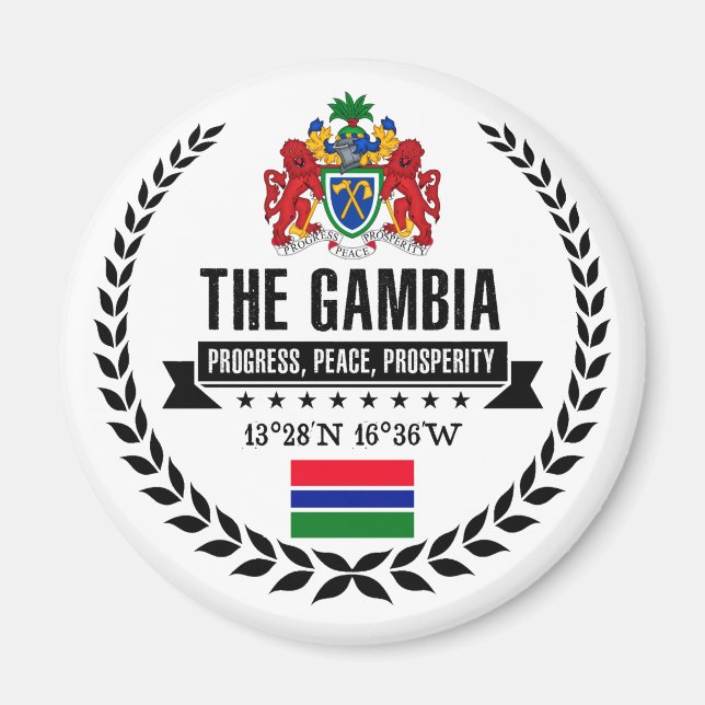 Gambia Magnet (Vorne)