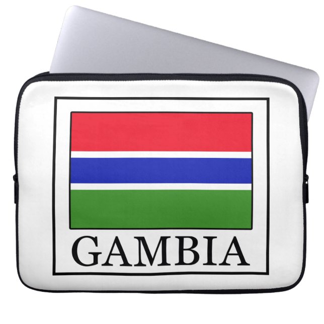 Gambia Notebook-Ärmel Laptopschutzhülle (Vorderseite)