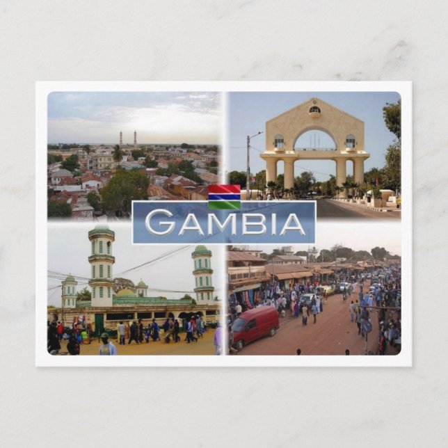Gambia - postkarte (Vorderseite)