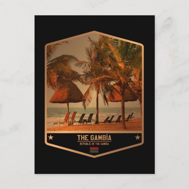 Gambia Postkarte (Vorderseite)
