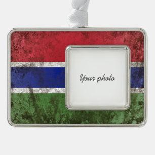 Gambia Rahmen-Ornament Silber