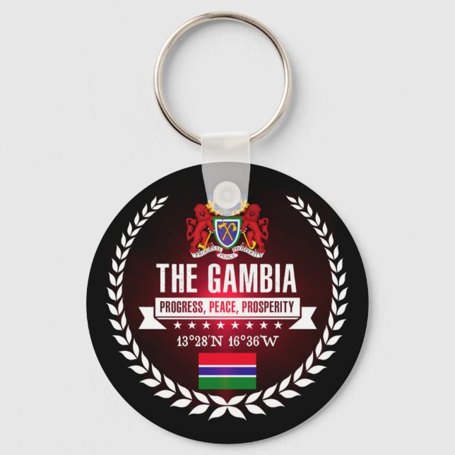Gambia Schlüsselanhänger (Vorderseite)