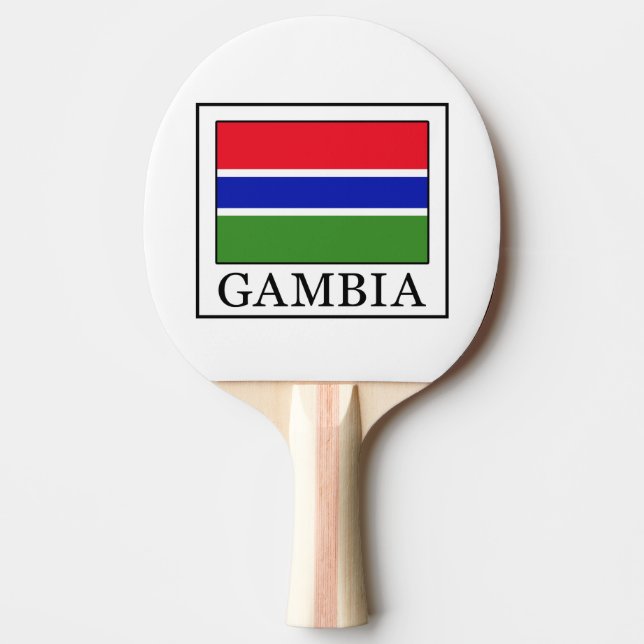 Gambia Tischtennis Schläger (Vorderseite)