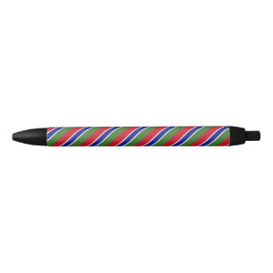 Gambian Flag Ballpoint Pen Kugelschreiber