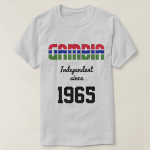 Gambie Drapeau Fête de l'Indépendance T-Shirt