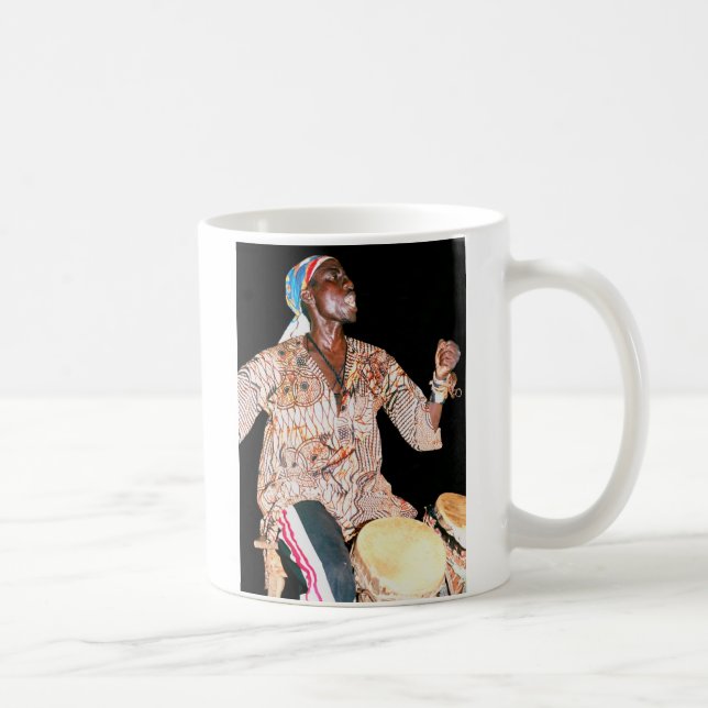Gambischer Schlagzeuger Kaffeetasse (Rechts)