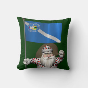 Gambler Santa Claus Kissen