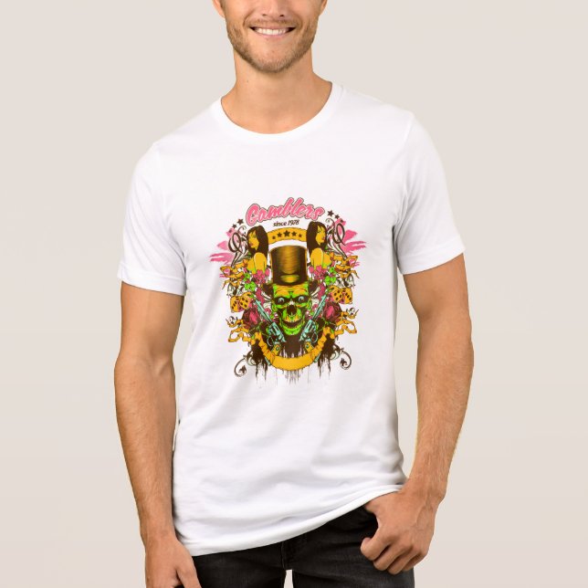 Gamblers Skull Fusion Tee T-Shirt (Vorderseite)