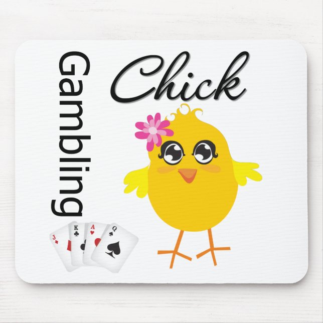 Gambling Chick Mousepad (Vorne)