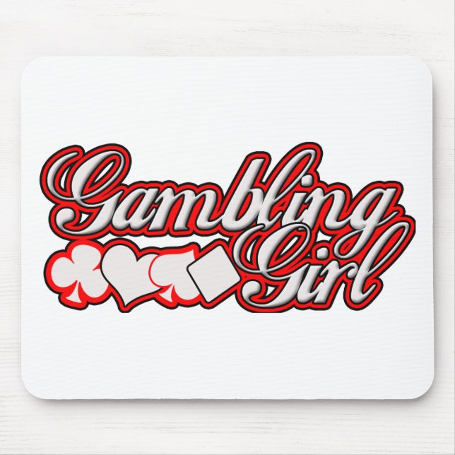 Gambling Girl Mousepad (Vorne)