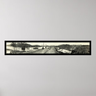 Gamboa Dike Panama Foto 1913 Poster