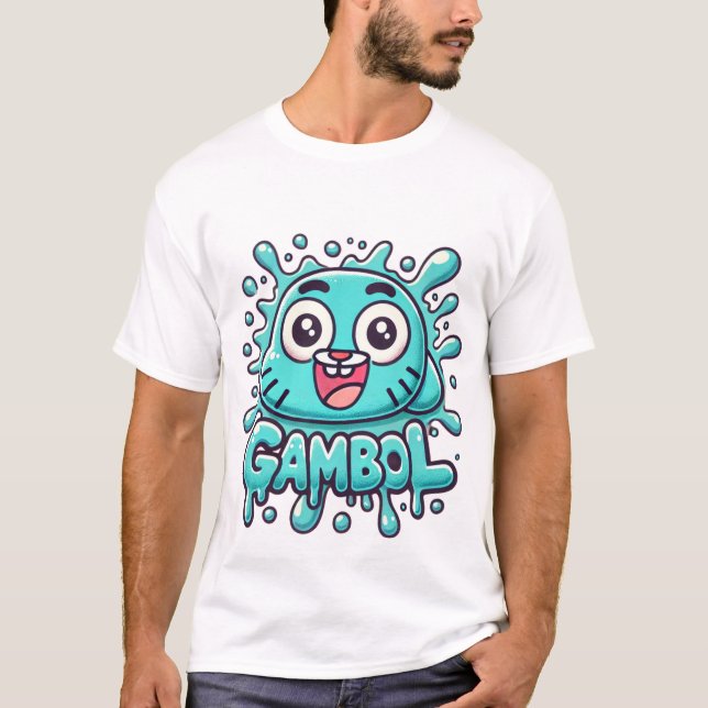 Gambos Splashy-Stil T-Shirt (Vorderseite)