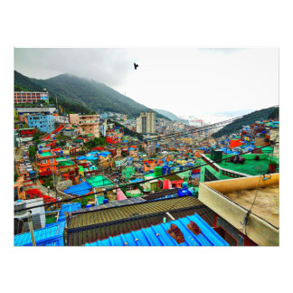 Gamcheon Kulturdorf Korea Fotodruck