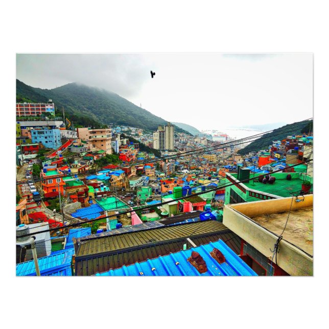 Gamcheon Kulturdorf Korea Fotodruck (Vorne)