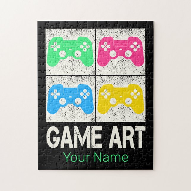 Game Art Vintag Gamepad Retro Controller Gamer (Vertikal)