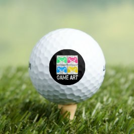 Game Art Vintag Gamepad Retro Controller Gamer Golfball