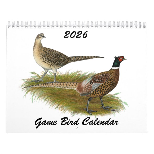 Game Bird-Kalender 2026 Kalender (Titelbild)