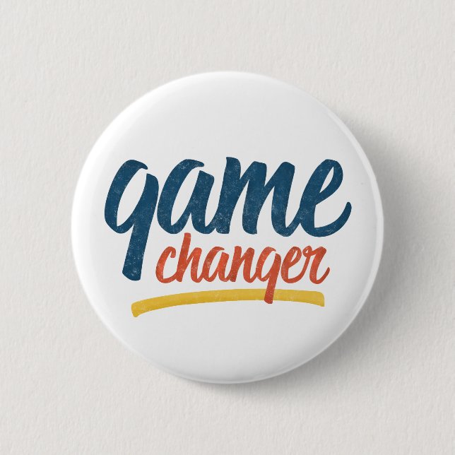 Game Changer Retro Distressed Button (Vorderseite)