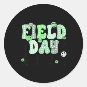 Game-Co für das Team "Green Team Color Field Trip Runder Aufkleber