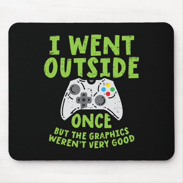 Game Controller Funny Video Gami im Freien Mousepad (Vorne)