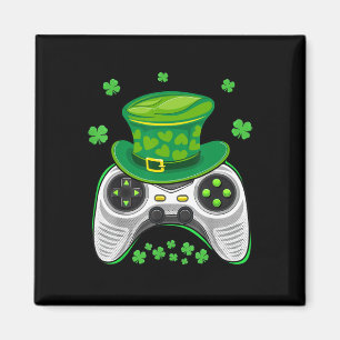 Game Controller Kleeblatt Gamer St Patricks Day Ga Magnet