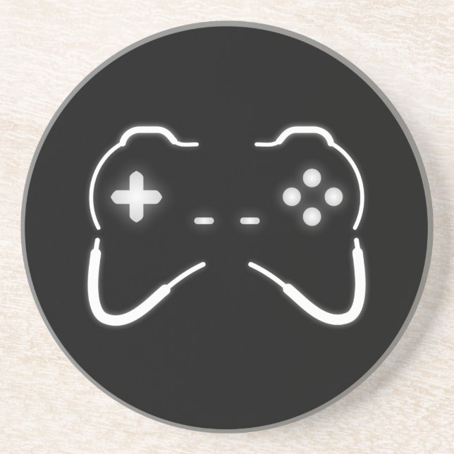 Game Controller Sandstein Untersetzer (Vorne)