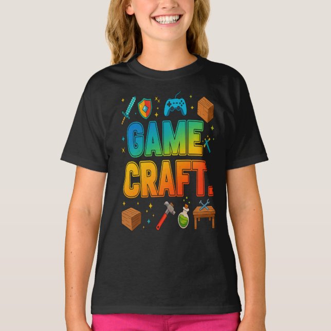 Game Craft Retro Gamer T - Shirt (Vorderseite)