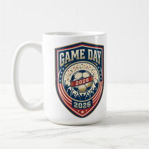 Game Day 2026 Fußball Tasse Fußball Fan Kaffeeta