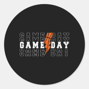 Game Day Baseball Blitz Sport Spieler Trainer Runder Aufkleber