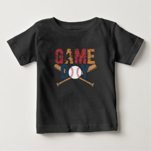 Game Day Baseball Graphic Baby T-shirt